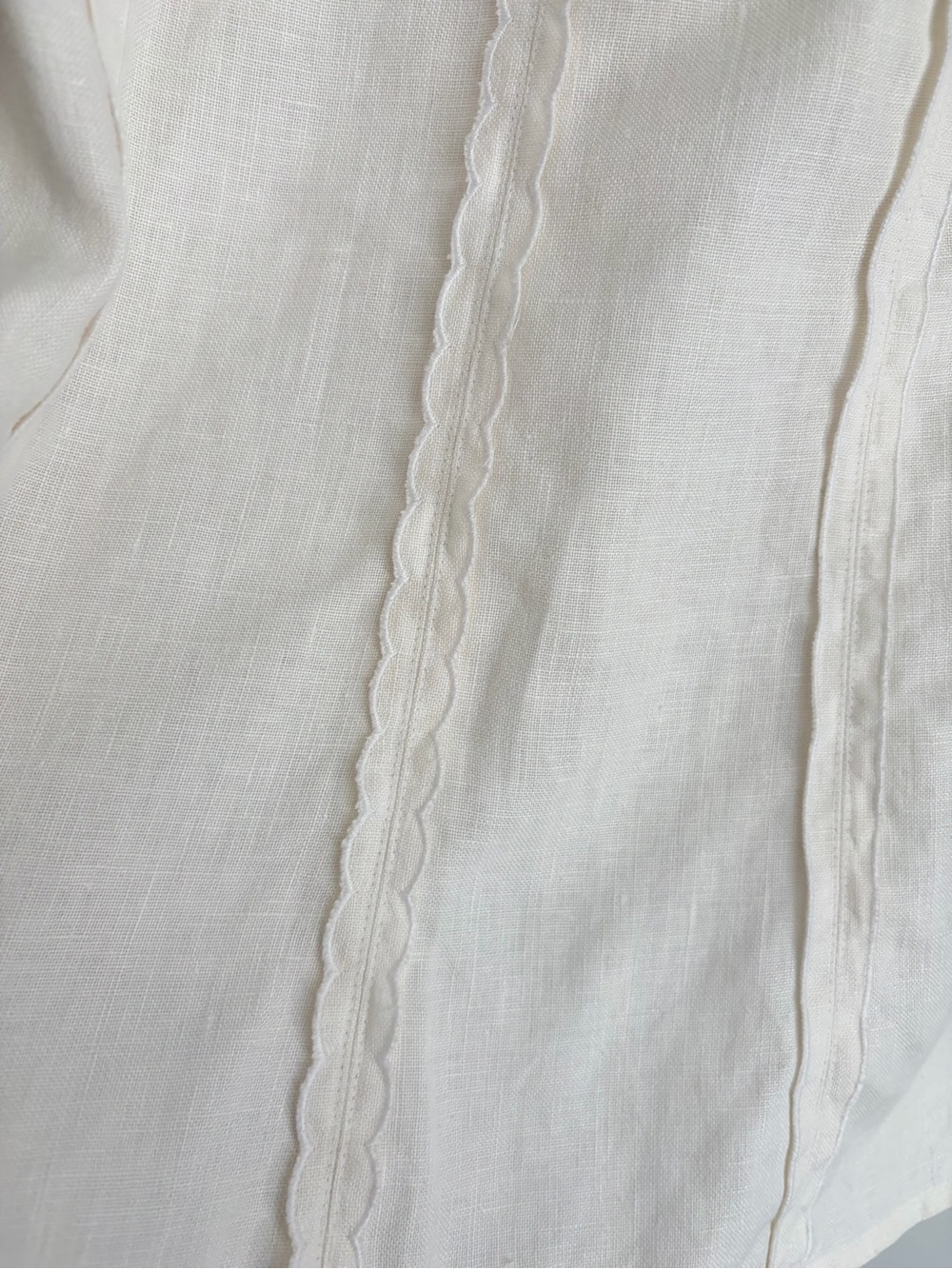 Ann Taylor Petites Linen Coastal Chic A-Line Skirt 6P - Picture 3 of 4